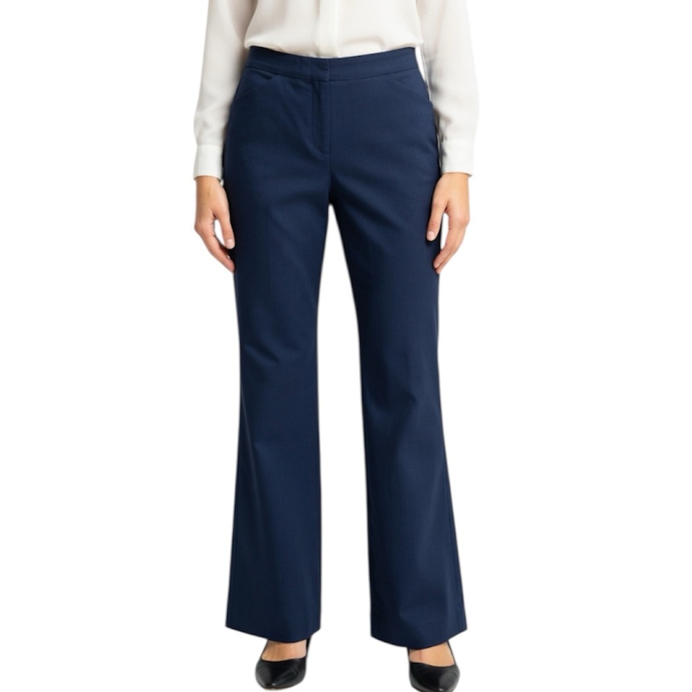 TALBOTS Blue Heritage Bootcut Trouser Pants